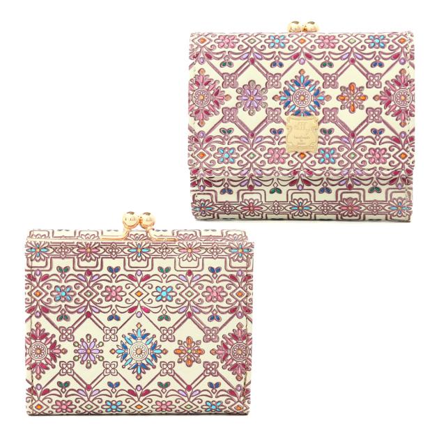 レビュー投稿で+5％還元】エフィー 三つ折り財布 レディース 友禅文庫