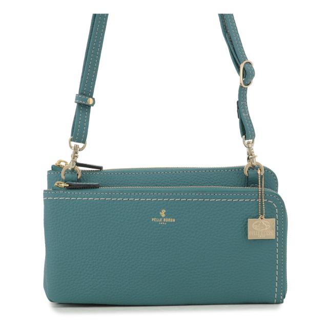 【レビュー投稿で+5％還元】ペレボルサ ショルダーバッグ 2WAY 本革 レディース 4704 レネット PELLE BORSA クラッチバッグ 冠婚葬祭 お呼ばれ 上品 レザー 牛革 お財布ショルダー ウォレットショルダー 横型 開運 一粒万倍日_1