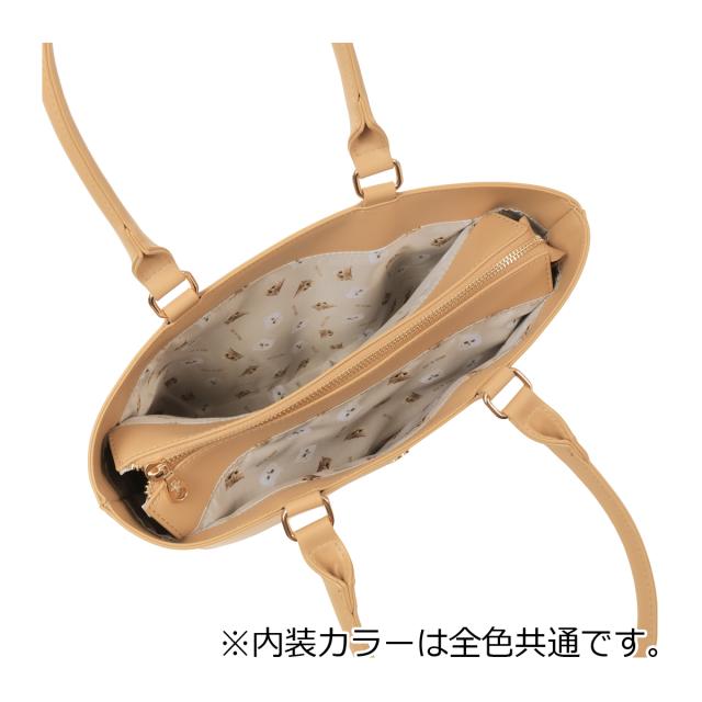 【レビュー投稿で+5％還元】ポールアンドジョーアクセソワ トートバッグ B4 レディース スモールキャットフェイスメタル PJA-B1167 PAUL&JOE ACCESSOIRES | 猫 ねこ_5