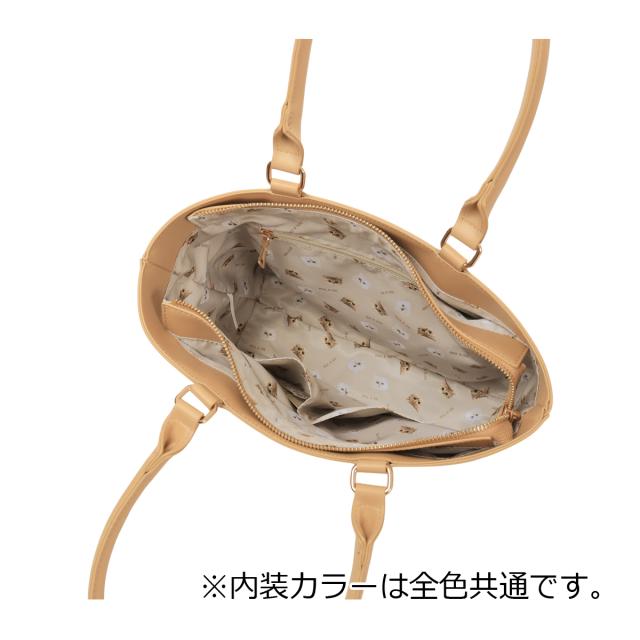 【レビュー投稿で+5％還元】ポールアンドジョーアクセソワ トートバッグ B4 レディース スモールキャットフェイスメタル PJA-B1167 PAUL&JOE ACCESSOIRES | 猫 ねこ_6