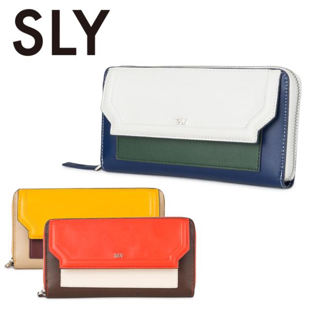 レビューを書いてポイント 5 スライ 長財布 レディース S Sly Color Brocking ラウンドファスナー 札入れ 小銭入れ 束入の通販はau Pay マーケット サックスバー Au Pay マーケット店