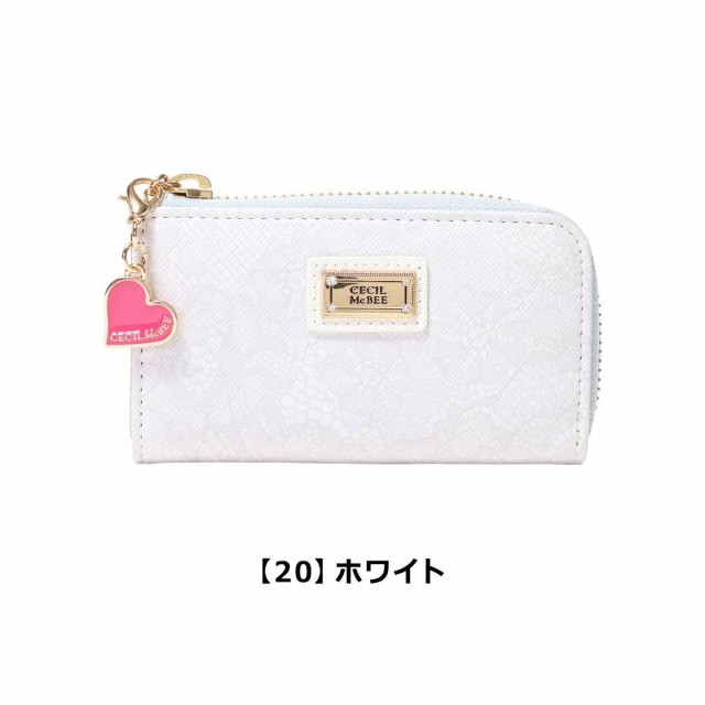 レビューを書いて 5 セシルマクビー キーケース スマートキー レディース エレナ Cecil Mcbee L字ファスナーの通販はau Pay マーケット サックスバー Au Pay マーケット店