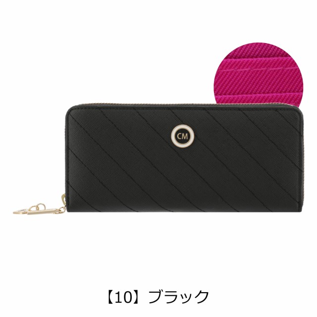 注目ショップ セシルマクビー Cecil Mcbee グレタ ラウンド長財布 ブラック Time4yourself Com