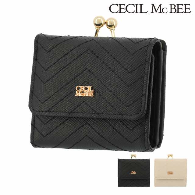 セール Sale レビューを書いてポイント 5 セシルマクビー 三つ折り財布 レディース Cecil Mcbee コンパクト ミニ財布 当の通販はau Pay マーケット サックスバー Au Pay マーケット店