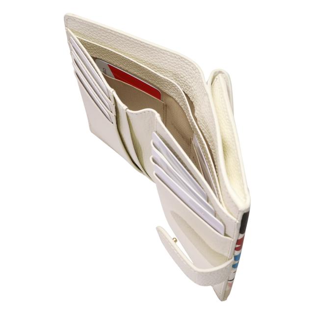 レビュー投稿で+5％還元】サンヒデアキミハラ 二つ折財布 牛革