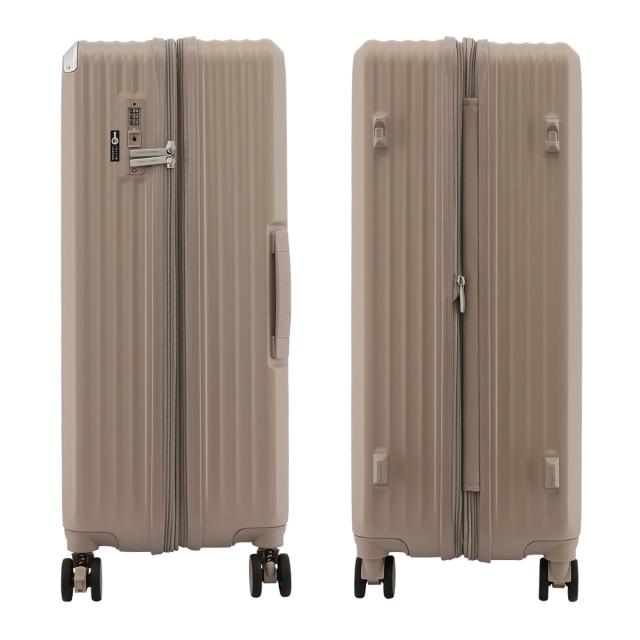 スカイラボ スーツケース 98(108)L 68cm 5.2kgSKY2313-68 SKYLABO | キャリーケース ハードキャリー ファスナー TSロック搭載 エキスパンダブル 拡張 ワンタッチストッパー ポーチ付き_3