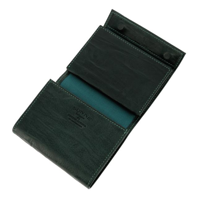 レビュー投稿で+5％還元】ゾンネ 二つ折り財布 BOX型小銭入れ メンズ