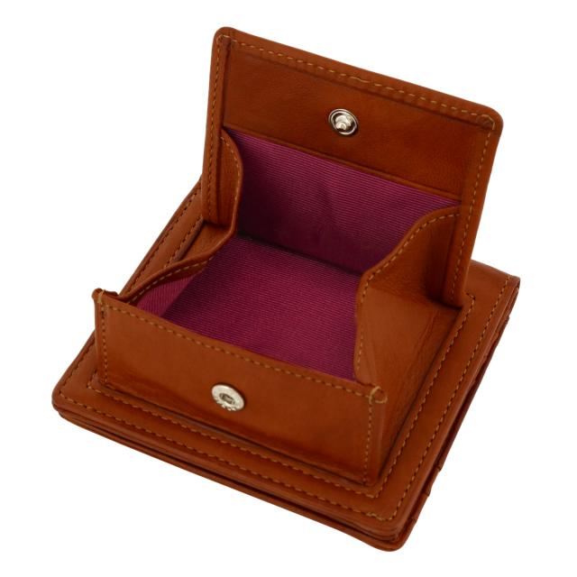 レビュー投稿で+5％還元】ゾンネ 二つ折り財布 ミニ財布 羊革 本革