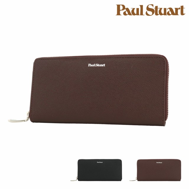 【レビュー投稿で+5％還元】ポールスチュアート 長財布 ラウンドファスナー メンズ SP21012 hound tooth Paul Stuart 牛革 本革 レザー