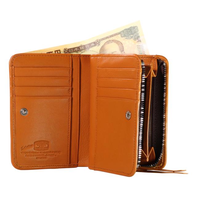 レビュー投稿で+5％還元】ソラチナ 二つ折り財布 折り財布 二つ折り L