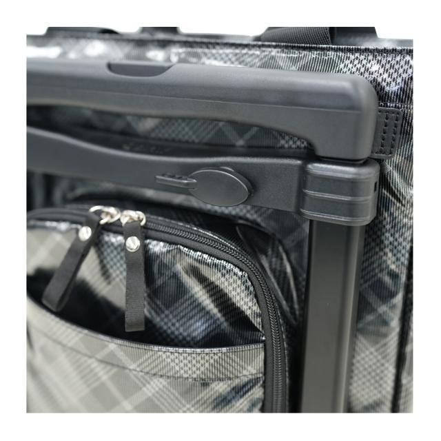 【レビュー投稿で+5％還元】スワニー ショッピングカート 13L 4輪 A4 撥水 タルタンIV D-578M18 SWANY ショッピングキャリー デイリーキャリー お買い物 シニア 旅行 普段使い おしゃれ_2