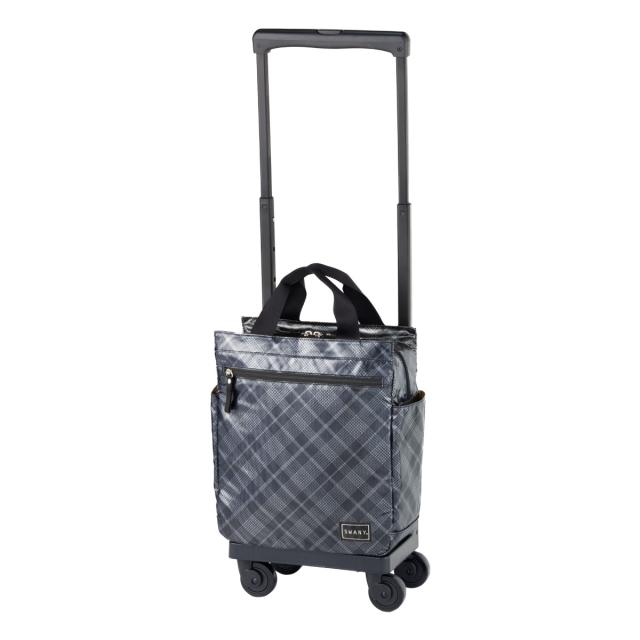【レビュー投稿で+5％還元】スワニー ショッピングカート 13L 4輪 A4 撥水 タルタンIV D-578M18 SWANY ショッピングキャリー デイリーキャリー お買い物 シニア 旅行 普段使い おしゃれ_5