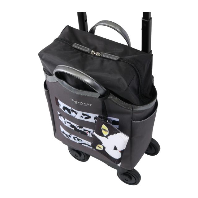 【レビュー投稿で+5％還元】スワニー マンハッタナーズ ショッピングカート 13L 41cm 2.2kg ショッピングキャリー 62704 62794 SWANY エキスパンダブル 猫 ねこ ネコ お買い物キャリー キャリーバッグ キャリーカート 敬老の日 クリスマス_mp