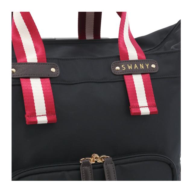 【レビュー投稿で+5％還元】スワニー ショッピングカート ショッピングキャリー B4 座面付き 座れる 静音 静か 撥水 23L 55cm 3.4kg レディース 機内持ち込み D-630 ポルド SWANY 買い物バッグ ロッカーサイズ クリスマス_mp クリスマス_wp