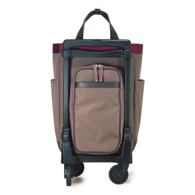 スワニー ショッピングカート 4輪 B4 撥水 機内持ち込み ルバンド D-640L21 SWANY ショッピングキャリー デイリーキャリー お買い物 シニア 旅行 普段使い おしゃれ_2