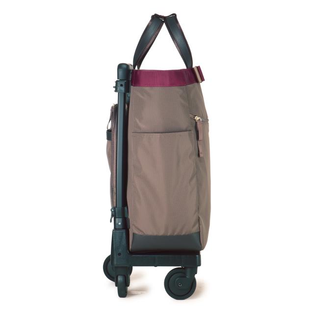 スワニー ショッピングカート 4輪 B4 撥水 機内持ち込み ルバンド D-640L21 SWANY ショッピングキャリー デイリーキャリー お買い物 シニア 旅行 普段使い おしゃれ_4