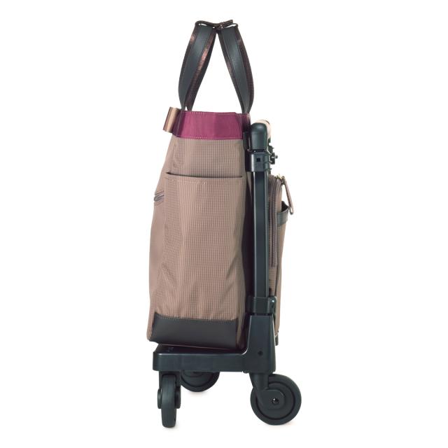 スワニー ショッピングカート 4輪 A4 撥水 機内持ち込み ルバンド D-640M18 SWANY ショッピングキャリー デイリーキャリー お買い物 シニア 旅行 普段使い おしゃれ_3