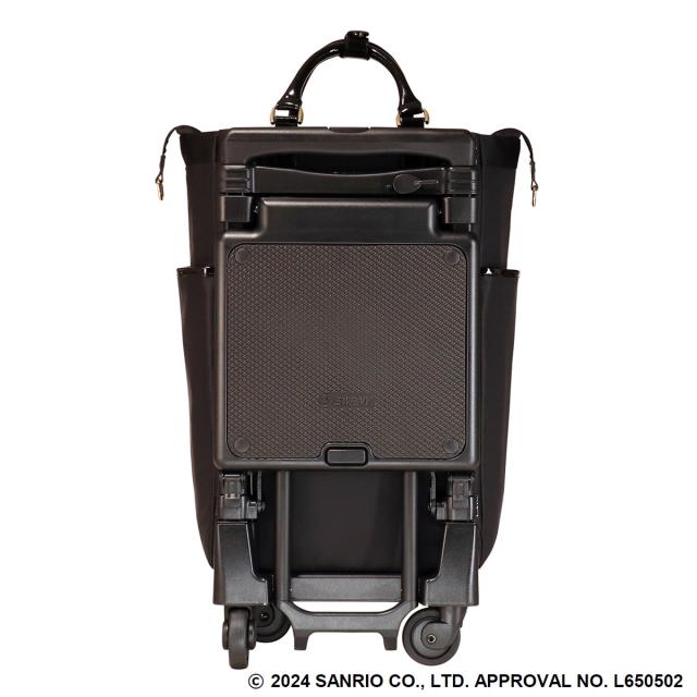 【レビュー投稿で+5％還元】ハローキティ スワニー 近沢レース店 コラボ ショッピングカート 座面付き キティちゃん 18L 45cm 3.3kg ショッピングキャリー 座れる 静音 静か 機内持ち込み 買い物バッグ ロッカーサイズ 4輪ストッパー T2キャスター D-643 クリスマス_mp