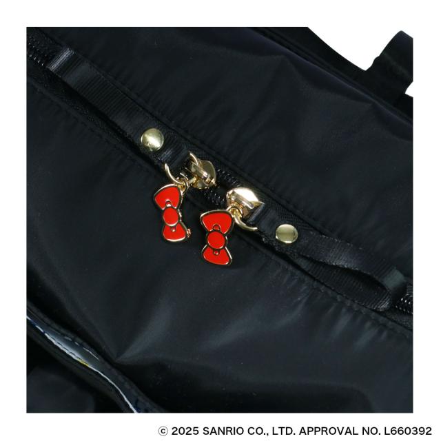 【レビュー投稿で+5％還元】ハローキティ スワニー コラボ ショッピングカート 11L 32cm 2.1kg ショッピングキャリー 66691 Hello Kitty SWANY 静音設計 ショッピングキャリー 静か 機内持ち込み 買い物バッグ お買い物キャリー デイリーキャリー クリスマス_mp