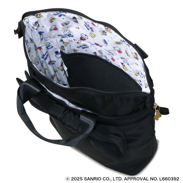 【レビュー投稿で+5％還元】ハローキティ スワニー コラボ ショッピングカート 11L 32cm 2.1kg ショッピングキャリー 66691 Hello Kitty SWANY 静音設計 ショッピングキャリー 静か 機内持ち込み 買い物バッグ お買い物キャリー デイリーキャリー クリスマス_mp