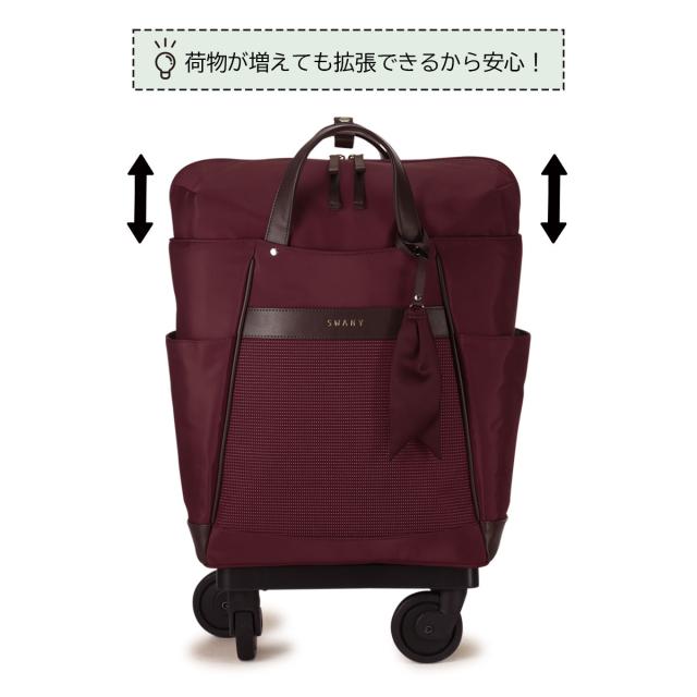 スワニー ショッピングカート 4輪 A4 撥水 クルボ 機内持ち込み D-677M18 SWANY ショッピングキャリー デイリーキャリー お買い物 シニア 旅行 普段使い おしゃれ コインロッカー_13