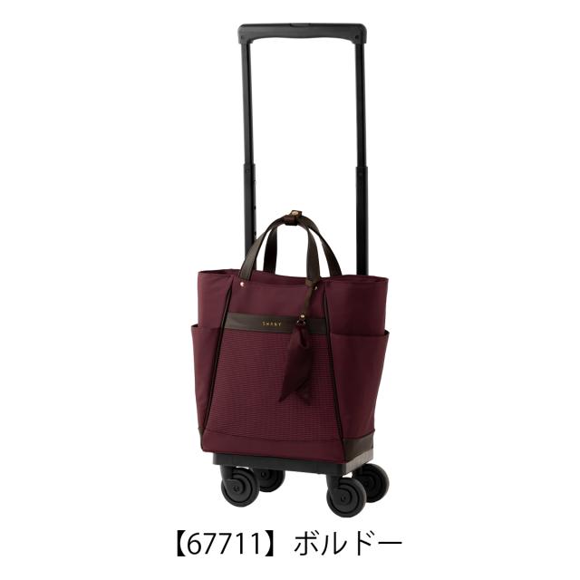 スワニー ショッピングカート 4輪 A4 撥水 クルボ 機内持ち込み D-677M18 SWANY ショッピングキャリー デイリーキャリー お買い物 シニア 旅行 普段使い おしゃれ コインロッカー_18