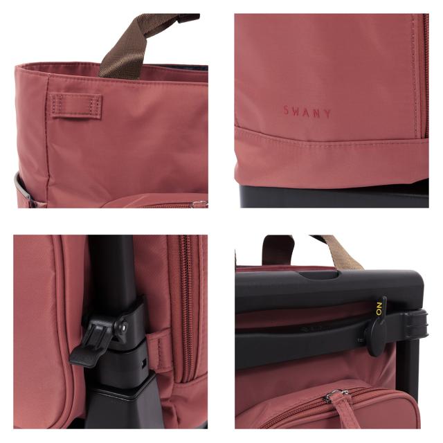 【レビュー投稿で+5％還元】スワニー キャリーバッグ 28L 55cm 2.5kg 当社限定D-692 SWANY 東京デリカオリジナル Lサイズ ショッピングキャリー お買い物 シニア 旅行 普段使い おしゃれ 別注 クリスマス_mp