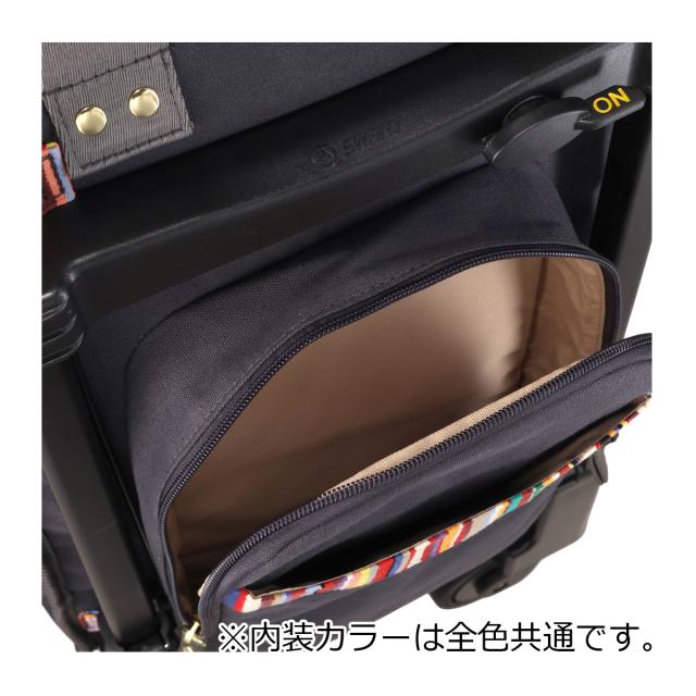 スワニー ショッピングカート レ・トワール・デュ・ソレイユ コラボモデル 4輪 B4 D-695 L21 SWANY ショッピングキャリー デイリーキャリー 出張 お買い物 旅行 おしゃれ ストライプ 機内持ち込み 静音設計キャスター_6