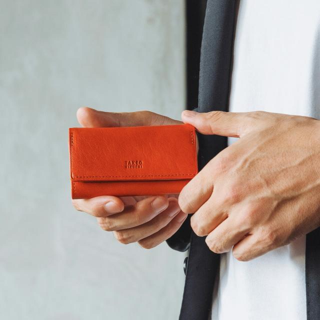 レビュー投稿で+5％還元】タケオキクチ キーケース アルド 牛革 本革