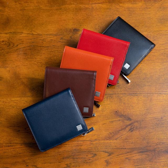 レビュー投稿で+5％還元】タケオキクチ 二つ折り財布 L字ファスナー