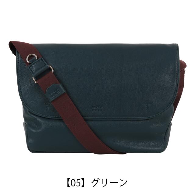 【レビュー投稿で+5％還元】タケオキクチ ショルダーバッグ フラップ式 横型 お出掛け 大きめ 709112 フィル TAKEO KIKUCHI カジュアル 軽量 山羊革 レザー 本革_9