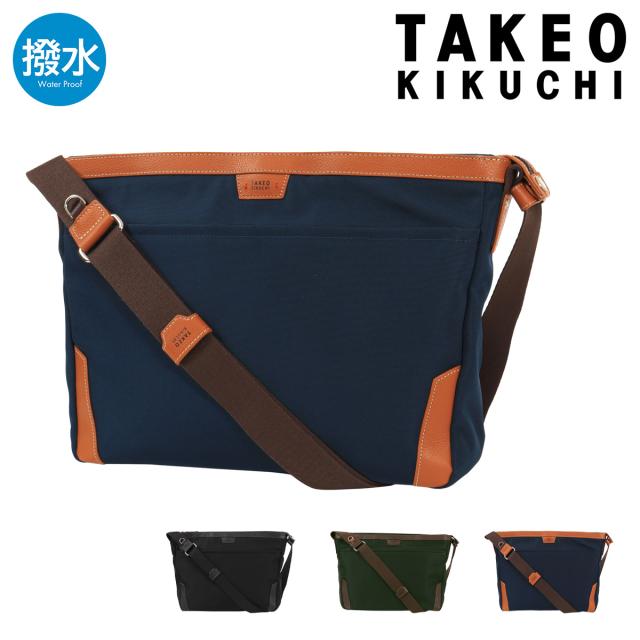 【レビュー投稿で+5％還元】タケオキクチ ショルダーバッグ 横型 撥水 カジュアル 通勤 メンズ 715113 マーカス TAKEO KIKUCHI クリスマス_mp