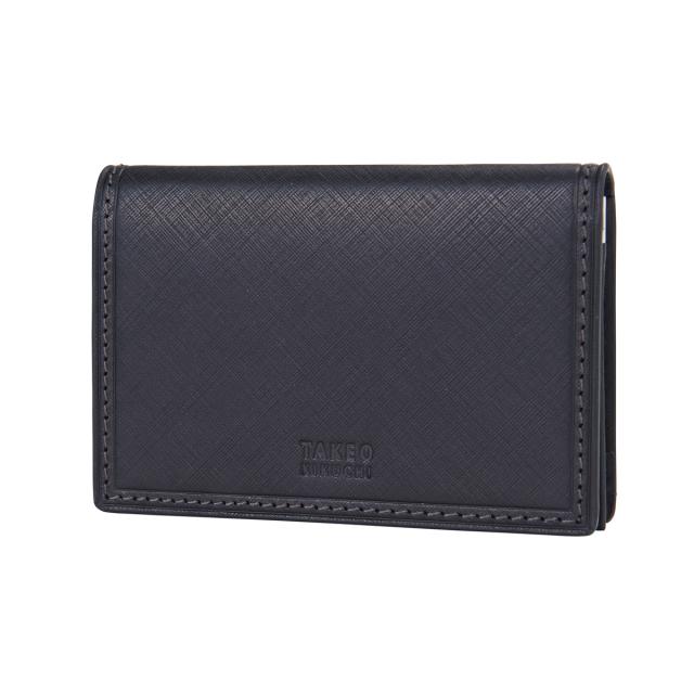【レビュー投稿で+5％還元】タケオキクチ 名刺入れ 本革 メンズ シグマ 727625 TAKEO KIKUCHI カードケース 牛革 エンボスレザー_1