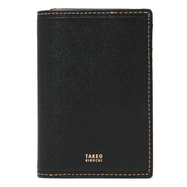 レビュー投稿で+5％還元】タケオキクチ 財布 二つ折り メンズ ミドル