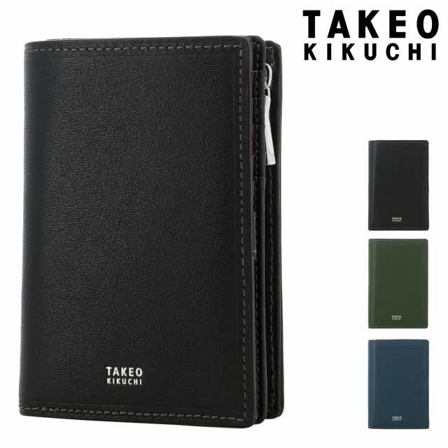 【レビュー投稿で+5％還元】タケオキクチ 財布 二つ折り ミドルウォレット 二つ折り財布 本革 メンズ 728618 マックス TAKEO KIKUCHI ミ