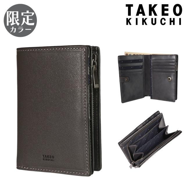 かおる レビュー投稿で+5％還元】タケオキクチ 二つ折り財布 財布 二