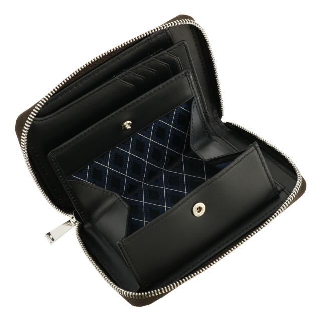 レビュー投稿で+5％還元】タケオキクチ 二つ折り財布 ラウンド