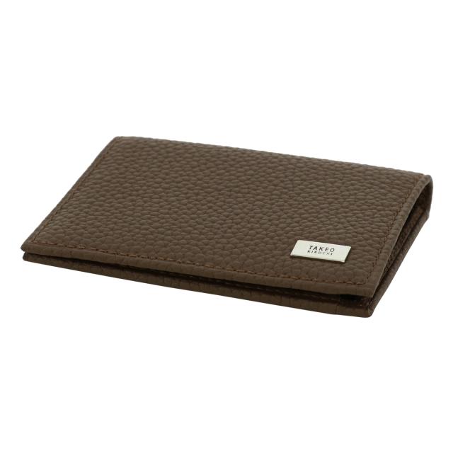 【レビュー投稿で+5％還元】タケオキクチ パスケース 本革 薄型 薄い メンズ 733601 ビル TAKEO KIKUCHI コンパクト カードケース カード入れ レザー 牛革_3