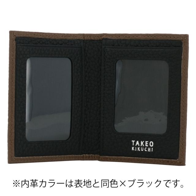 レビュー投稿で+5％還元】タケオキクチ パスケース 本革 薄型 薄い
