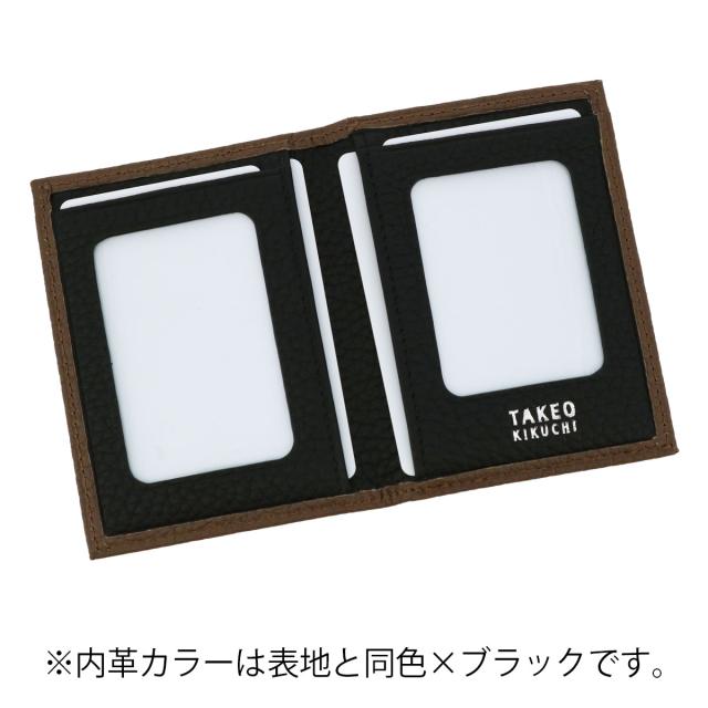 レビュー投稿で+5％還元】タケオキクチ パスケース 本革 薄型 薄い