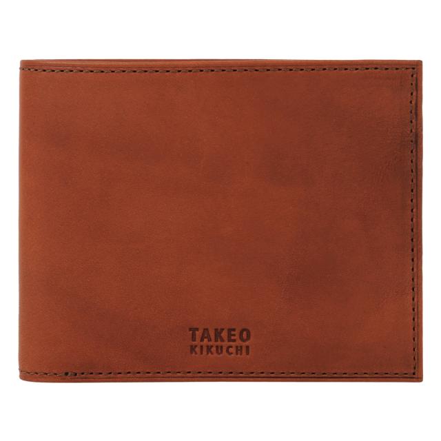 【レビュー投稿で+5％還元】タケオキクチ 二つ折り財布 財布 二つ折り 折り財布 ミニ財布 小銭入れあり 札入れ コンパクト 薄め 740605 ヘリテージ TAKEO KIKUCHI カジュアル ヌメ 牛革 本革 レザー 40周年_1
