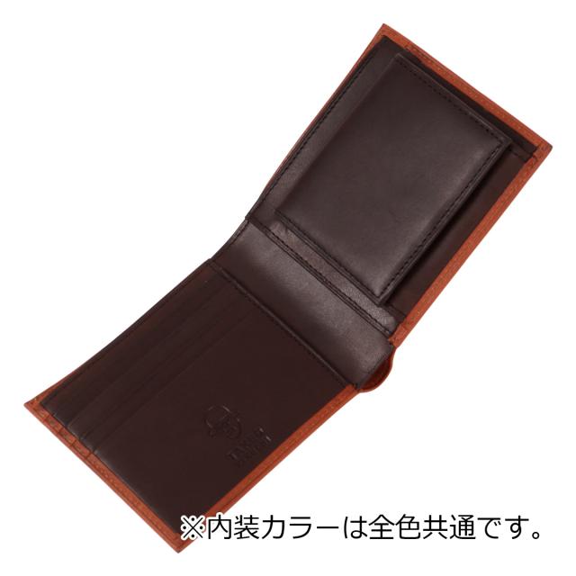 【レビュー投稿で+5％還元】タケオキクチ 二つ折り財布 財布 二つ折り 折り財布 ミニ財布 小銭入れあり 札入れ コンパクト 薄め 740605 ヘリテージ TAKEO KIKUCHI カジュアル ヌメ 牛革 本革 レザー 40周年_4