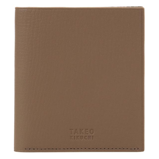 【レビュー投稿で+5％還元】タケオキクチ 二つ折り財布 本革 軽量 744613 クラーク TAKEO KIKUCHI 札入れ 小銭入れなし 薄型 レザー 財布 二つ折り_1