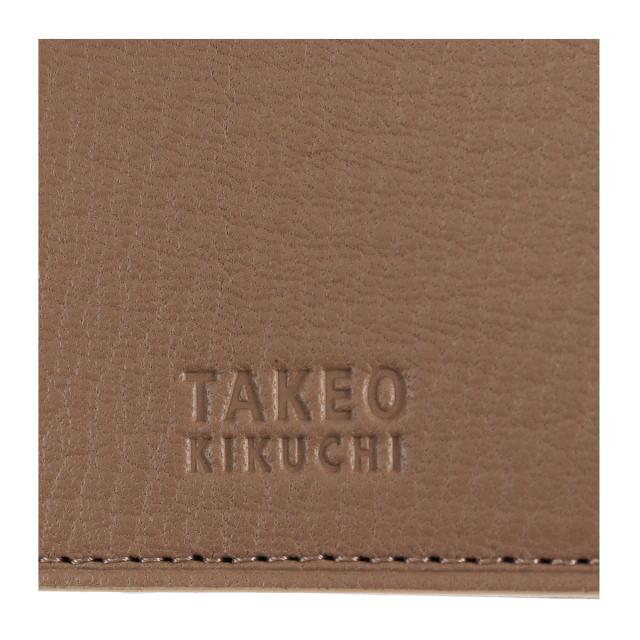 【レビュー投稿で+5％還元】タケオキクチ 二つ折り財布 本革 軽量 744613 クラーク TAKEO KIKUCHI 札入れ 小銭入れなし 薄型 レザー 財布 二つ折り_6