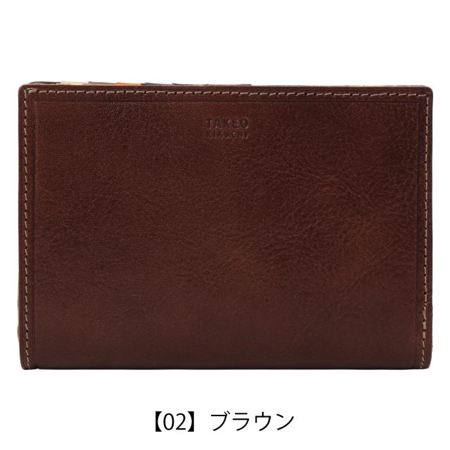 【レビュー投稿で+5％還元】タケオキクチ 財布 二つ折り 二つ折り財布 ミドルウォレット セミ長札 カード入れ 札入れ 小銭入れ メンズ レディース Idea イデア 756605 TAKEO KIKUCHI 本革 牛革 レザー_10