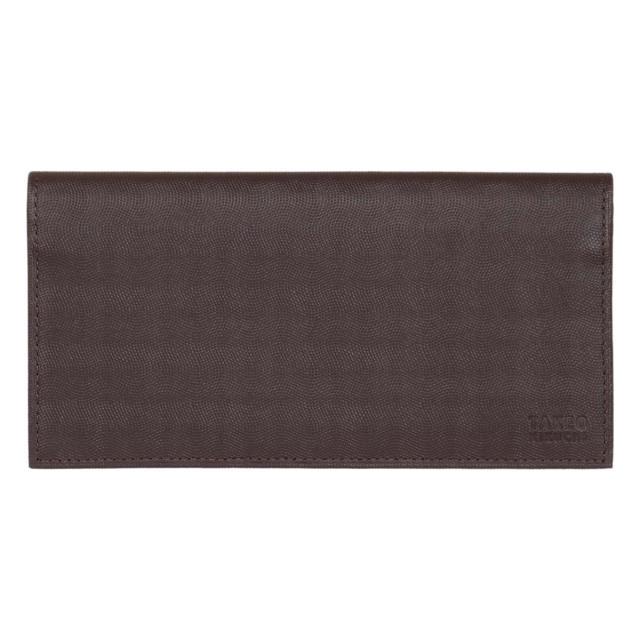 レビュー投稿で+5％還元】タケオキクチ 長財布 シェパード かぶせ 薄型