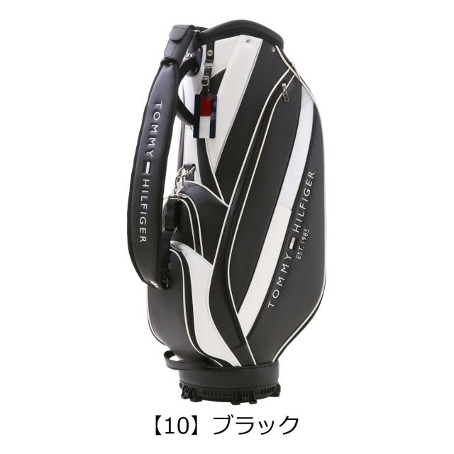 【レビュー投稿で+5％還元】トミーヒルフィガー ゴルフ キャディバッグ カート型 5分割 9型 46インチ対応 3.2kg ベーシック メンズ レディースTHMG4SC5  