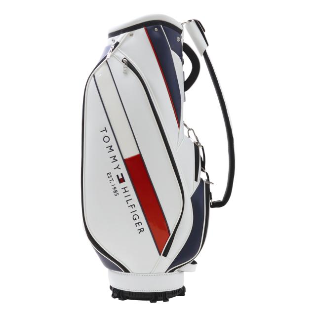 【レビュー投稿で+5％還元】トミーヒルフィガー ゴルフ キャディバッグ カート型 5分割 9型 46インチ対応 3.2kg ベーシック メンズ レディースTHMG4SC5  