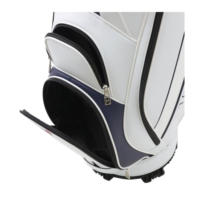 【レビュー投稿で+5％還元】トミーヒルフィガー ゴルフ キャディバッグ カート型 5分割 9型 46インチ対応 3.2kg ベーシック メンズ レディースTHMG4SC5  