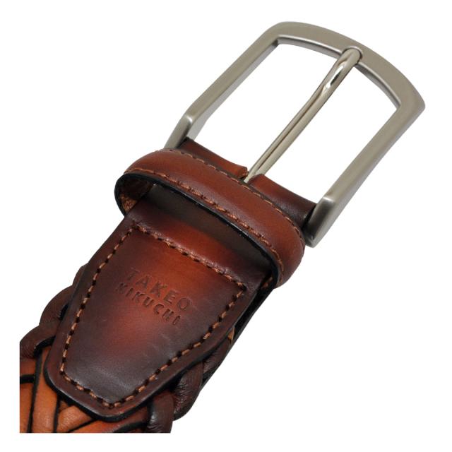 レビュー投稿で 5 還元 タケオキクチ ベルト 85 95cm ピンタイプ メンズ 日本製 Takeo Kikuchi メッシュ アンティーク調 ビの通販はau Pay マーケット サックスバー Au Pay マーケット店